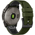 Λουράκι σιλικόνης για Garmin Fenix 7 / Forerunner 965 / 955 / 945 / 935, πράσινη / Μαύρο