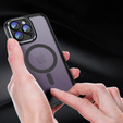 Θήκη για iPhone 15 Pro, ERBORD Impact Guard, MagSafe, μαύρη