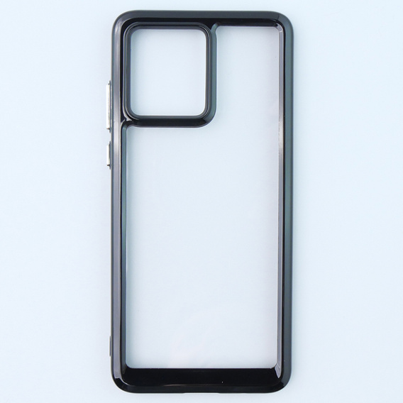 Θήκη για Motorola Moto G84 5G, Fusion Hybrid, διαφανής / μαύρη