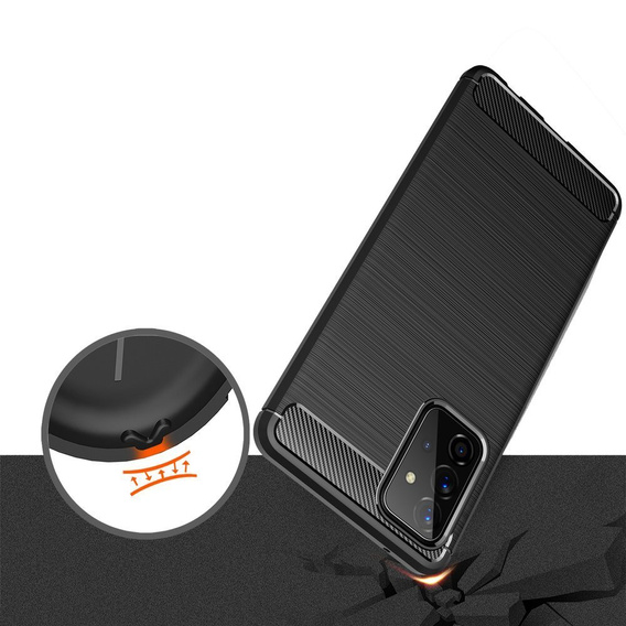 Θήκη για Samsung Galaxy A53 5G, Carbon, μαύρη