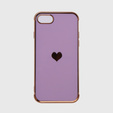 Θήκη για iPhone 7/8/SE 2020/SE 2022, Electro heart, μωβ