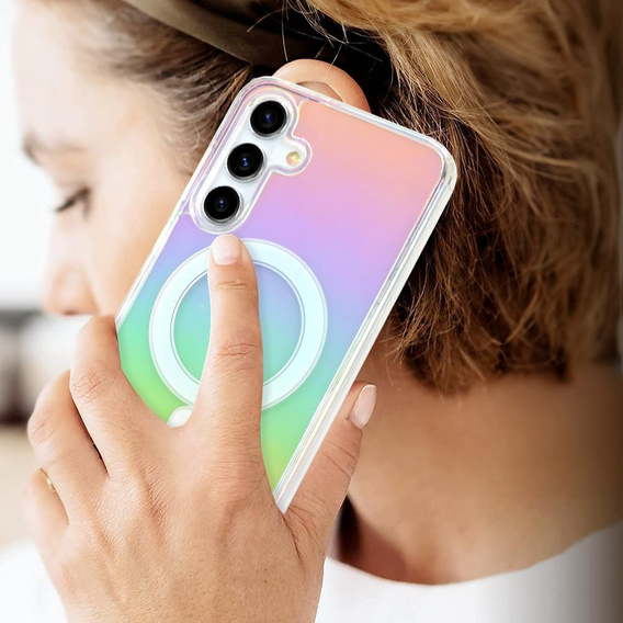 Θήκη για Samsung Galaxy A16, Fusion Hybrid, για MagSafe, πολύχρωμη + Γυαλί για την οθόνη