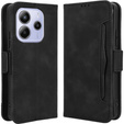Θήκη με πτερύγιο για Xiaomi Redmi Note 14 4G, Card Slot, μαύρη