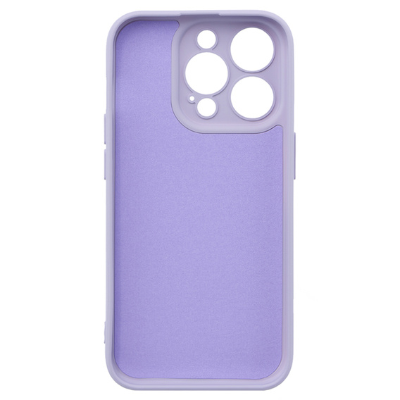 Θήκη για iPhone 15 Pro, Silicone Lite, μωβ