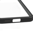 Θήκη για Samsung Galaxy S24+ Plus, Fusion Hybrid, με προστασία κάμερας, διαφανής / μαύρη