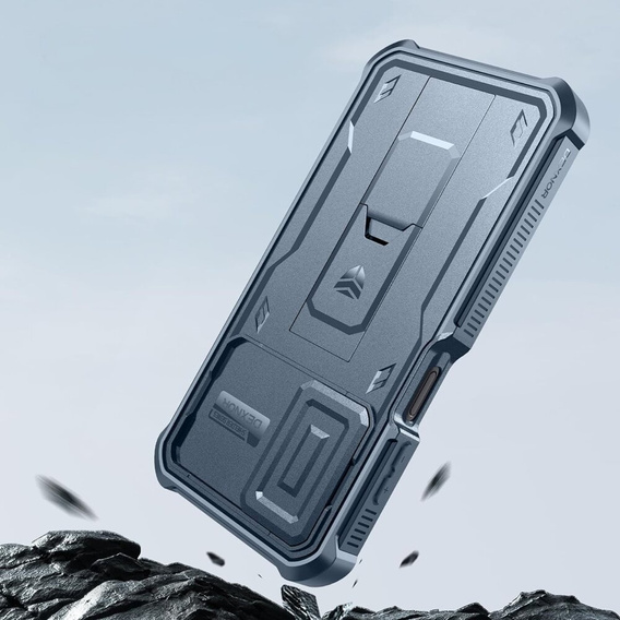 Θωρακισμένη θήκη για Samsung Galaxy A15, Dexnor Full Body (Two Frames), μπλε