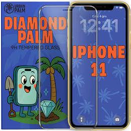 Διαφανές γυαλί Diamond Palm για iPhone 11