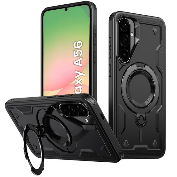 Θήκη για Samsung Galaxy A56, Military MagSafe, μαύρη