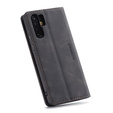 θήκη CASEME για Huawei P30 Pro, Leather Wallet Case, μαύρη