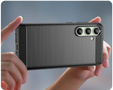 Θήκη για Samsung Galaxy S24 FE, Carbon, μαύρη