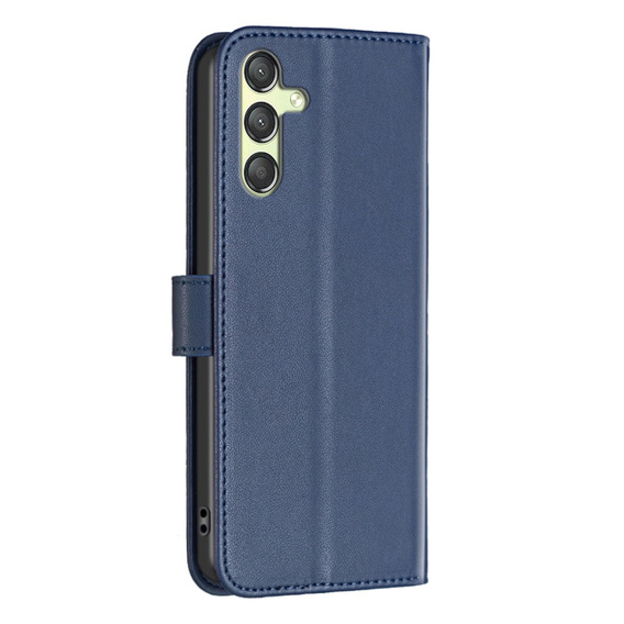 Θήκη με πτερύγιο για Samsung Galaxy A25 5G, BINFEN Wallet, μπλε + γυαλί 9H 