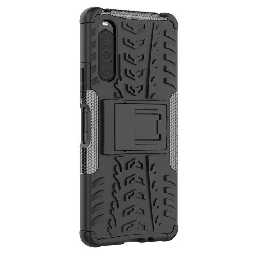 Θήκη για Sony Xperia 10 V, Tire Armor, μαύρη