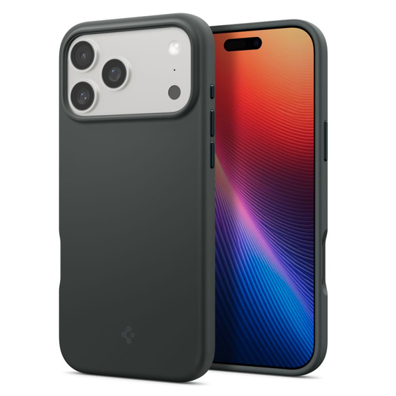 Θήκη Spigen για iPhone 17 Pro, σιλικόνη MagSafe, πράσινο της αβύσσου