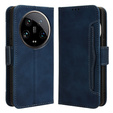 Θήκη με πτερύγιο για Xiaomi 14 Ultra, Card Slot, σκούρο μπλε