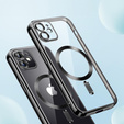 Θήκη για iPhone 11, Electro MagSafe, μαύρη + Γυαλί για την οθόνη
