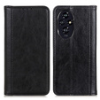 θήκη με πτερύγιο για Honor 200 Pro 5G, Split Leather, μαύρη