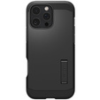 θήκη Spigen για iPhone 16 Pro, Tough Armor Mag Mag MagSafe, μαύρη + μετριασμένο γυαλί 9H