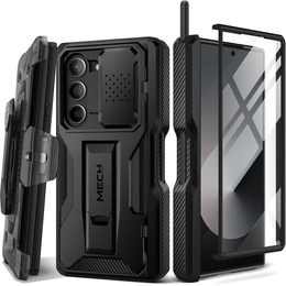 Θήκη για Samsung Galaxy Z Fold6 5G, Tongate MECH Series με βάση στήριξης, μαύρη