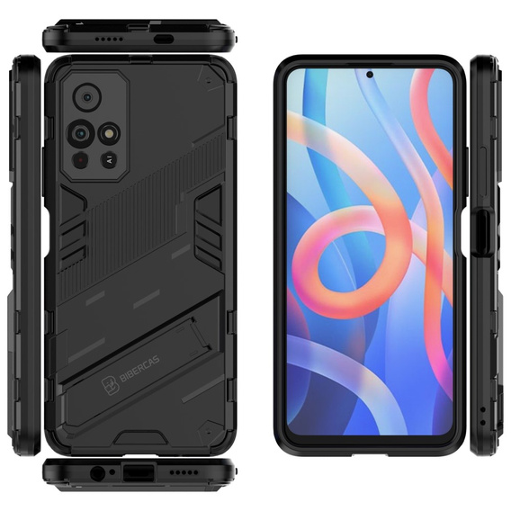 Θήκη για Xiaomi Poco M4 Pro 5G / Note 11S 5G, Military kickstand, μπλε