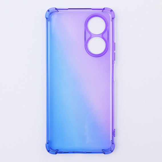 θήκη για το Oppo A58 4G, Gradient Dropproof, Μωβ / μπλε