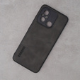 Θήκη για Xiaomi Redmi 12C, ERBORD Business, με πλάκα στήριξης αυτοκινήτου, γκρι