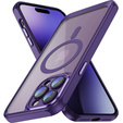 Θήκη για iPhone 15 Pro, ERBORD Impact Guard, MagSafe, σκούρο μωβ