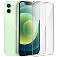 2x Μετριασμένο γυαλί για iPhone 12 Mini, ERBORD 9H Hard Glass στην οθόνη