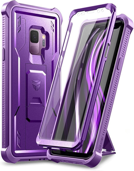 Θωρακισμένη θήκη για Samsung Galaxy S9, Dexnor Full Body, μωβ
