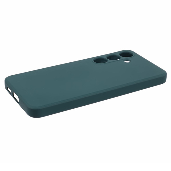 Θήκη για Samsung Galaxy S24+ Plus, Silicone Lite, σκούρα πράσινη