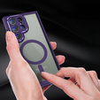 Θήκη για Samsung Galaxy S23 Ultra, ERBORD Impact Guard, MagSafe, σκούρο μωβ