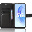 Θήκη με πτερύγιο για Honor 90 Lite 5G, Wallet Smart Magnet, μαύρη