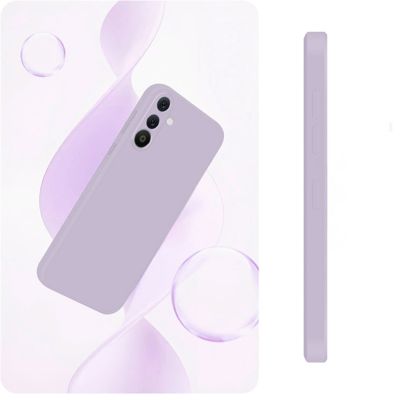 Θήκη για Samsung Galaxy A36 5G, Silicone Lite, μωβ