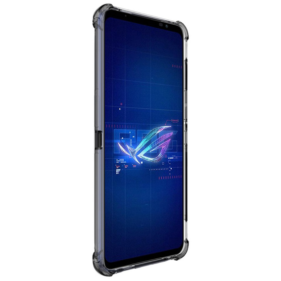 IMAK Θήκη για Asus ROG Phone 6 5G, Dropproof, διαφανής / μαύρη