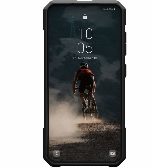 Θήκη Urban Armor Gear για Galaxy S25+ Plus, Monarch Pro MagSafe, carbon μαύρη