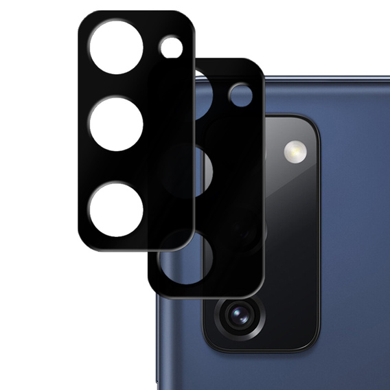 2x ERBORD μετριασμένο γυαλί για την κάμερα για να Samsung Galaxy S20 FE/ S20 FE 5G, μαύρη