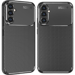 Θήκη σιλικόνης για Samsung Galaxy A17 5G, με προστασία κάμερας, μαύρο