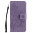 Θήκη με πτερύγιο για Xiaomi Redmi 13C / Poco C65, Mandala Flower, μωβ