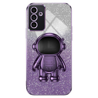 Θήκη για το Samsung Galaxy A15 4G / 5G, Glitter Astronaut, μωβ