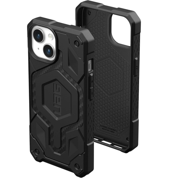 Urban Armor Gear Θήκη για iPhone 15 Plus, Monarch Pro Carbon MagSafe, μαύρη