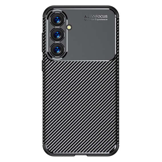 Θήκη για Samsung Galaxy S23 FE, Carbon Gel, μαύρη