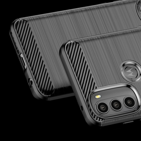 Θήκη για Motorola Moto G71 5G, Carbon, μαύρη