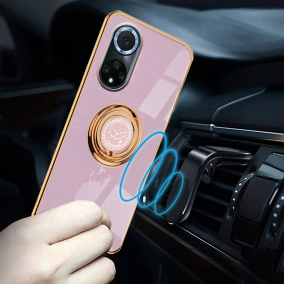Θήκη για Huawei Nova 9, Electro Ring, μωβ