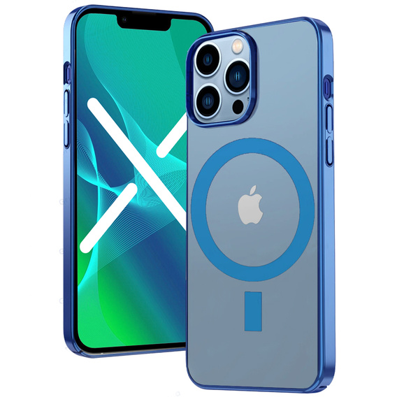 Θήκη για iPhone 13 Pro Max, ERBORD Hybrid MagSafe Case, μπλε