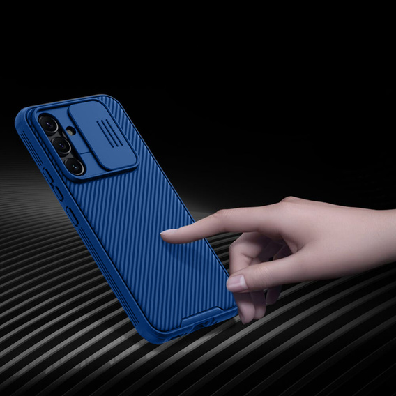 Θήκη για Samsung Galaxy A54 5G, θωρακισμένη Nillkin, CamShield Pro, μπλε
