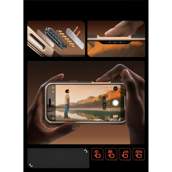 Θήκη Supcase για iPhone 17 Pro Max, Unicorn Beetle Grip Pro Mag, Χρυσό της ερήμου