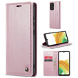 θήκη CASEME για Samsung Galaxy A33 5G, Waxy Textured, ροζ