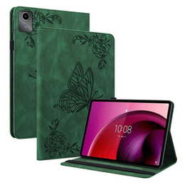 θήκη για το Lenovo Tab M11, Butterfly, πράσινη