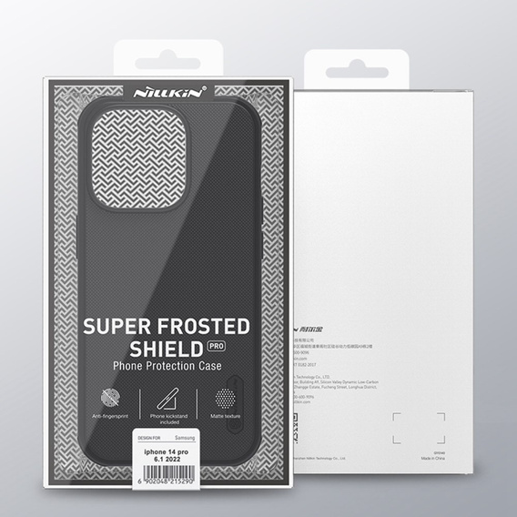 NILLKIN θήκη για iPhone 14 Pro Max, θήκη Super Frosted Shield, μαύρη