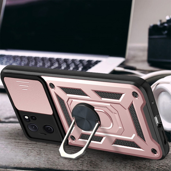 Θήκη για Xiaomi 13T / 13T Pro, CamShield Slide, ροζ rose gold