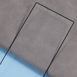 Μετριασμένο γυαλί 3D για Samsung Galaxy Z Fold6 5G, μαύρη